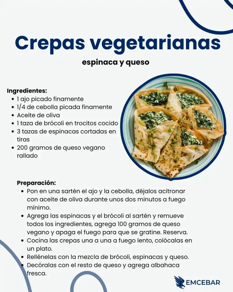 crepas vegetarianas